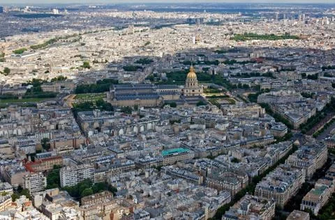 Paris From Above Stock Photos