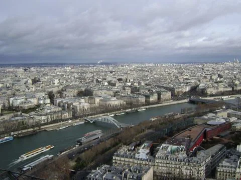Paris from above Fotos Stock