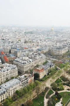 Paris - aerial view Stock Photos