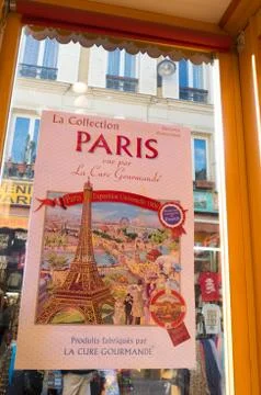 Paris affiche Stockfoto's