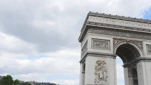 Paris - Arc de Triomphe, (Arch of Triumph) Vidéo 140796217