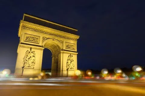 Paris - Arc de Triomphe  Stock Photos