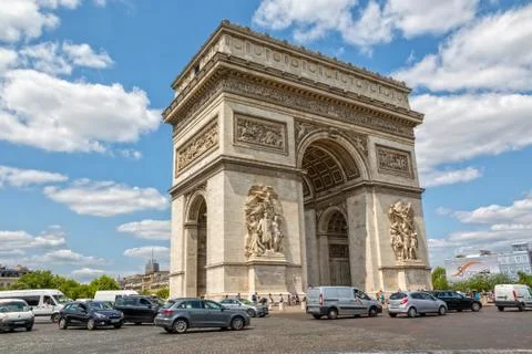 Paris Arc de Triomphe Foto stock