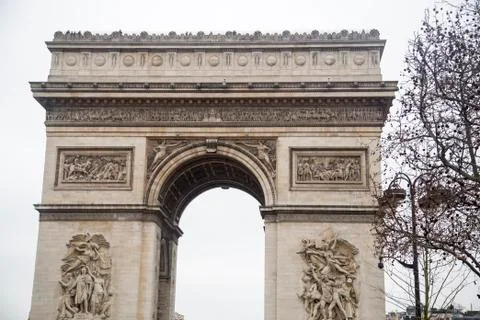 Paris - Arc de Triomphe Stock Photos