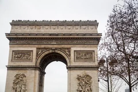 Paris - Arc de Triomphe Stock Photos