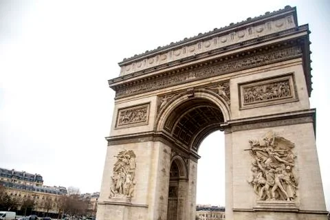 Paris - Arc de Triomphe Stock Photos