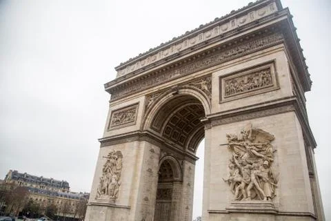 Paris - Arc de Triomphe Stock Photos