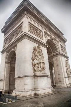 Paris - Arc de Triomphe Stock Photos