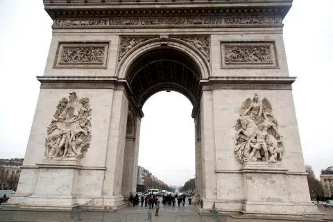 Paris - Arc de Triomphe Stock Photos