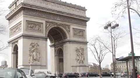 Paris - Arch of Triumph Stock Footage 50634562