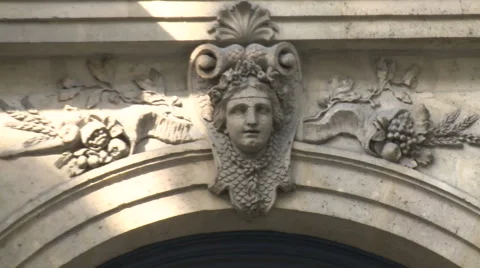 Paris, Archives Nationales close-up Stock Footage 46306251