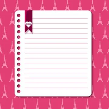 Paris background with space for text 스톡 일러스트