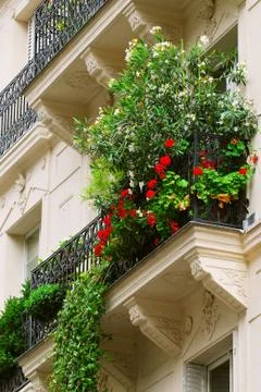 Paris balcony Stock-Fotos