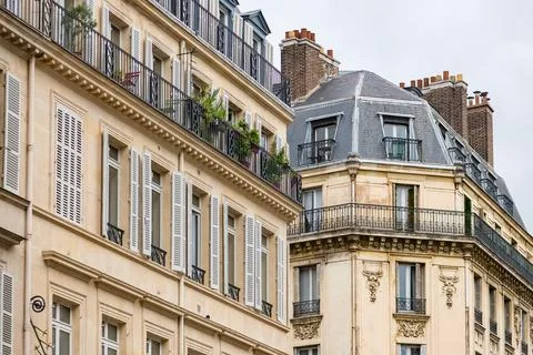 Paris, beautiful building Stock-Fotos
