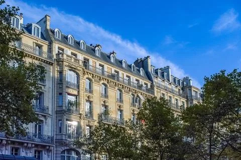 Paris, a beautiful building 스톡 사진