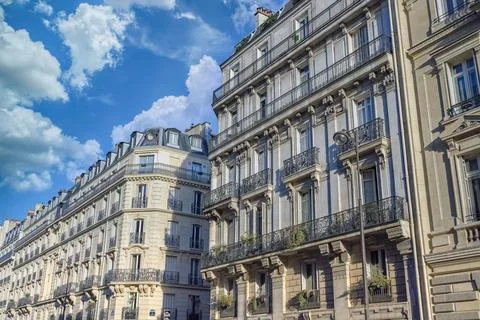 Paris, a beautiful building 스톡 사진