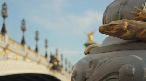 Paris - Bridge  Stock Footage 50575464