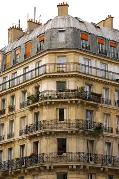 Paris building Stock Photos