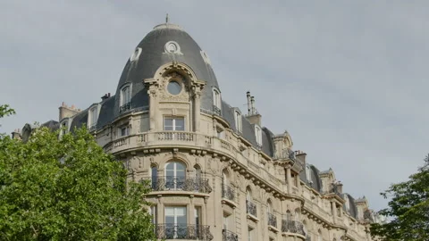 Paris buildings 1 Stock Footage 130867847