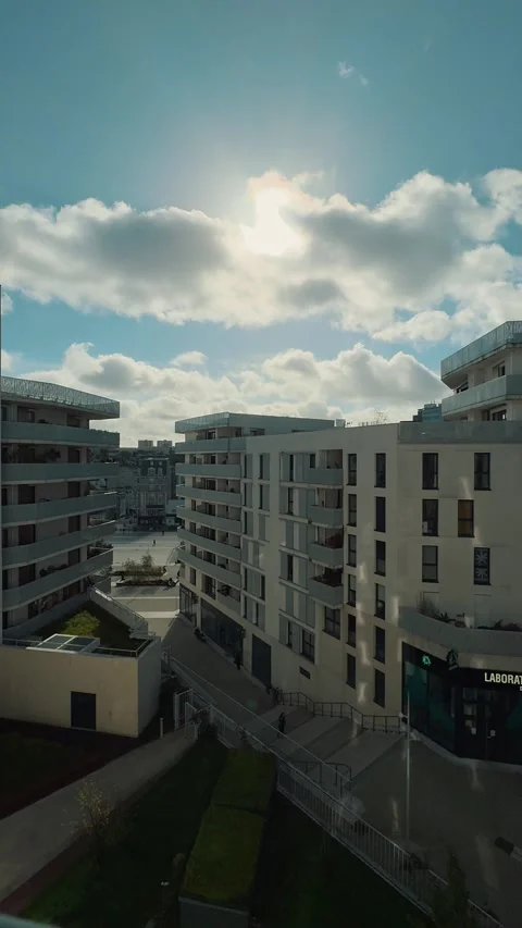Paris buildings 1 Stock Footage 346005646
