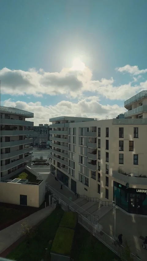 Paris buildings 2 Stock Footage 346005602