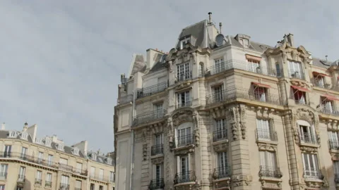 Paris buildings 3 Stock Footage