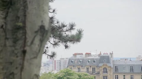 Paris Buildings Stock Footage 60046784