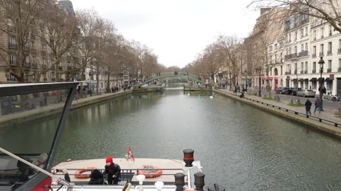 Paris Canals 스톡 동영상 303477229