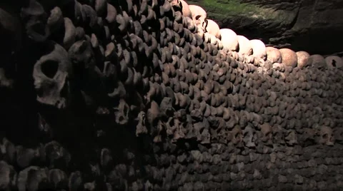 Paris Catacombs1 at 59.9fps Stock-Footage 43169677