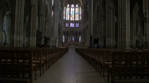 Paris Cathedral 2 Stock Footage 55783903
