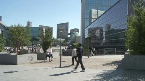 Paris, CBD, La Defense 스톡 동영상 22256599