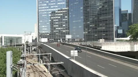 Paris, CBD, La Defense 스톡 동영상 22256691