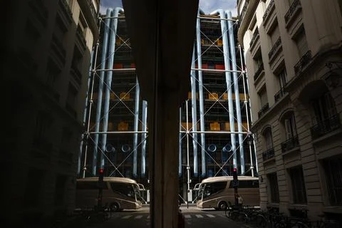 Paris' Centre Pompidou closes for five-year renovation, France - 22 Sep 2025 Stock Photos