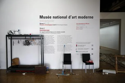 Paris' Centre Pompidou closes for five-year renovation, France - 22 Sep 2025 Stock Photos