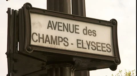 Paris Champs - Elysees Stock Footage 5478141