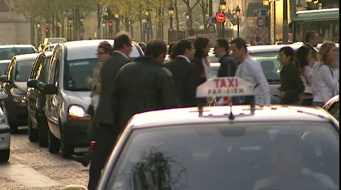 Paris Champs - Elysees Video stock 5481035