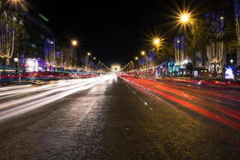 PARIS CHAMPYS ELYSEE Stock Photos