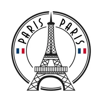 Paris city design, vector illustration eps10 graphic Illustrazione stock