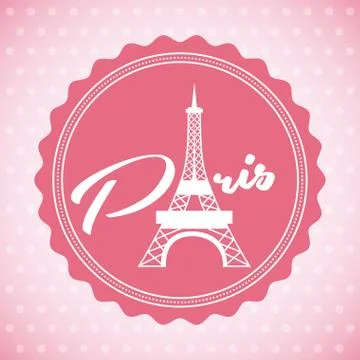 Paris city design, vector illustration eps10 graphic 스톡 일러스트
