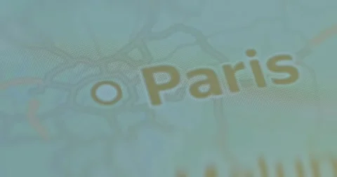Paris city of lights, sun rays shining Stock Footage 310845919