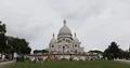 Paris City with Tourists People Relax Visit Sacre Coeur Basilica Iconic Landmark 4k or 4k+ Resolution