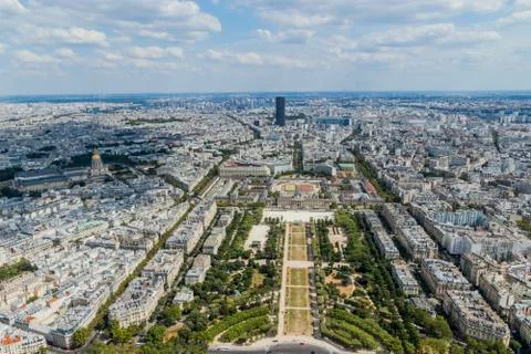 Paris Cityscape from the Eiffel tower 스톡 사진