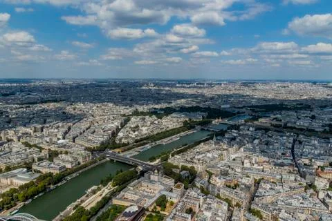 Paris Cityscape from the Eiffel tower Foto stock