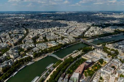 Paris Cityscape from the Eiffel tower Foto stock