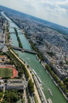 Paris Cityscape from the Eiffel tower Foto stock