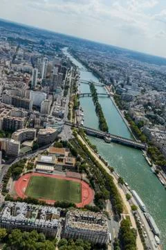 Paris Cityscape from the Eiffel tower Foto stock