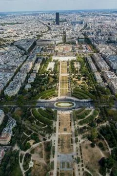 Paris Cityscape from the Eiffel tower 写真素材