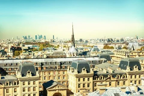 Paris cityscape with Eilffel tower Fotos Stock