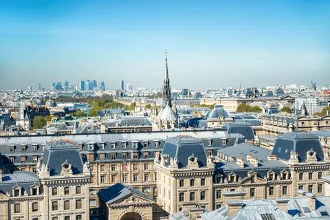 Paris cityscape with Eilffel tower Fotos Stock