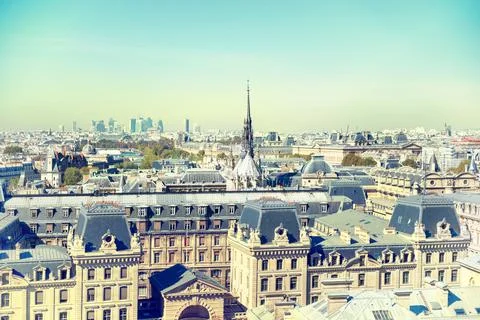 Paris cityscape with Eilffel tower Fotos Stock